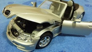 Коллекционная модель авто BMW M3 roadster 1996 года 1:24 от Bburago