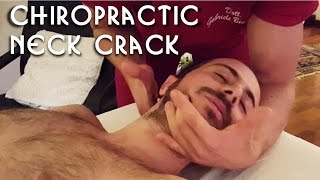 ? Chiropractic Adjustment: neck and back cracking - ASMR video