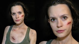 Делаем макияж и раны Милы Йовович из Обитель зла 6 Последняя глава