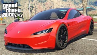 REAL LIFE CARS!! *TESLA EDITION* (GTA 5 Mods)