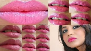 9 Affordable Pink Lipsticks For Dark Lips Indian Skin |Pink Lipsticks For Dusky Brown Skin