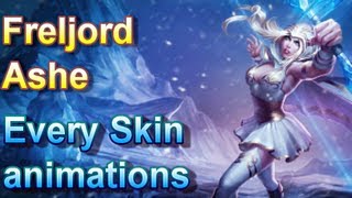 Freljord Ashe - Skin animations - League of Legends
