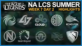 NA LCS 2016: C9 vs APX, FOX vs TSM, NRG vs NV & P1 vs TL | Summer Split 2016 W7D2