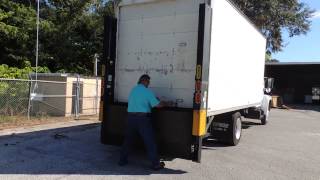 Item 745 1986  F 600 Box Truck w lift gate