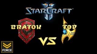 StarCraft 2 - BratOK [T] vs ToD [P] (Commentary)