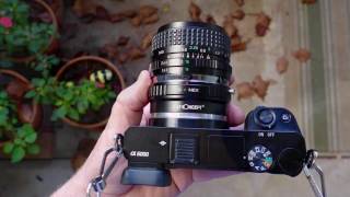 Ставим дешевые мануальные объективы на Сони А-6000 Tokina EL 28 мм 2.8