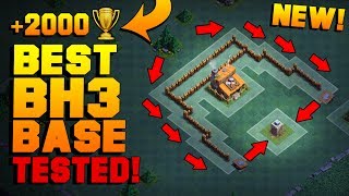 BEST Builder Hall 3 Base w/ PROOF!! | NEW CoC BH3 ANTI 2 STAR Builder Base! | Clash of Clans