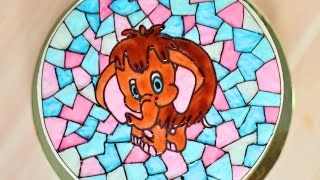 Витражный торт ☆ Stained glass cake