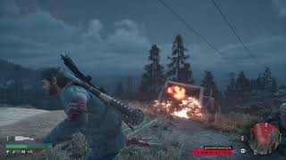 Days Gone Зараженная Зона на Озерной Железной Дороге.