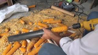 Как быстро очистить початок кукурузы