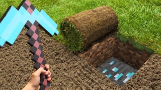 Minecraft in Real Life! Realistic Minecraft vs Real Life texture pack
