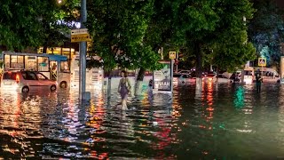 Дождь в Краснодаре 1 июня 2016г. Город затопило.