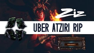 Ziz's Bladefall Miner Dies to Uber Atziri