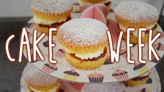 AmyCakes | CAKE WEEK | Mini Victoria Sponge Cupcakes