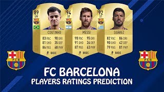 FIFA 19 | FC BARCELONA PLAYERS RATINGS PREDICTION | w/ Messi, Suarez & Coutinho