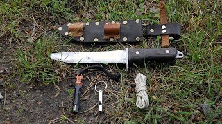 Нож для выживания из старого напильника