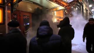 Факельное шествие Свободы в Киеве 01 01 2014 Поджог гостиницы Премьер Палас