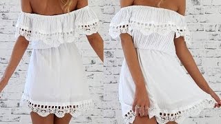 Платья с открытыми плечами, платье без плеч как сшить
