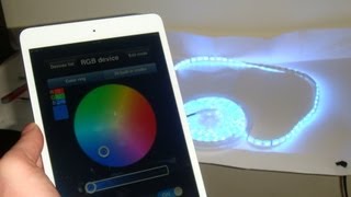 LED WIFI Controller RGB Strip Instruction how to controll LED Lights With your Smartphone or iPad