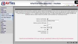 Airties RT 205 Modem Kurulumu ve Port Açma