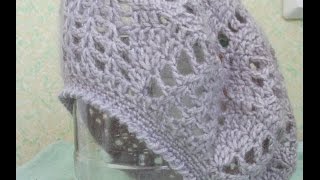 Школа вязания: Как связать ажурный берет крючком.ч 6