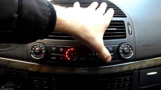 =MERCEDES W211.КАК РАБОТАЮТ ЖАЛЮЗИ ПОСЛЕ ПРОЧИСТКИ. БЛОК КЛИМАТА=