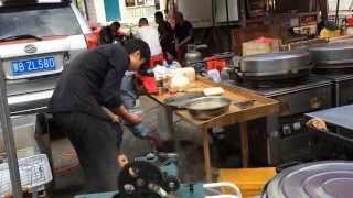 CHINA. STREET FOOD. Китай. Уличная еда. Завтрак в Хэйхе