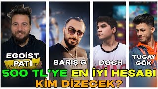 500 TL'YE EN İYİ HESABI KİM DİZECEK? PUBG Mobile Youtuber Sandık Açılımı w/ Tugay Gök, Doch, Barış G