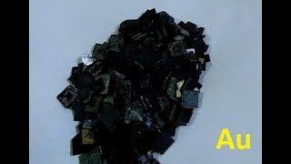 Золото из микросхем телефонов 100 грамм! Часть первая