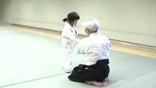 My Little Sister practicing Aikido with Obata Sensei
