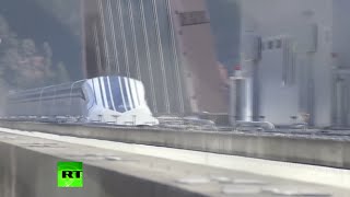 603kph! Japan's maglev train sets new world record