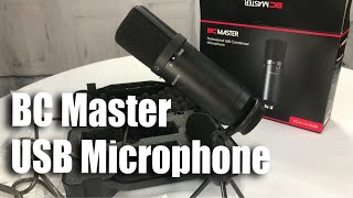 BC Master 1610 USB Microphone with Low Noise Cardoid Polar Pattern Review