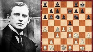 Шахматы. Тарраш - Алехин: редкая система развития в Итальянской Партии
