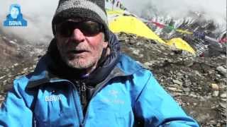 Imágenes inéditas del intento de cumbre de Carlos Soria al Dhaulagiri