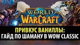 Привкус Ваниллы ? Классовый Гайд по Шаману в WoW Classic