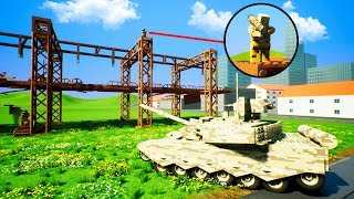 ШТУРМ ЛЕГО МОСТА НА ЛЕГО ТАНКЕ В BRICK RIGS! ОБОРОНА МОСТА В БРИК РИГС! (Brick Rigs)