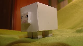 Как сделать Чикибамбони из бумаги. Овца из майнкрафта