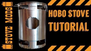 HOBO STOVE CONSTRUCTION TUTORIAL - HOBO STOVE FOR TRAVELING