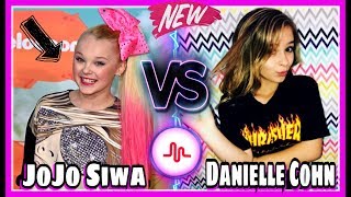 JoJo Siwa VS Danielle Cohn Musical.ly Battle | Top Girls Musically 2017