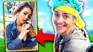 GIRL USES NINJA FOR 1 KILL = REMOVE 1 CLOTHING FORTNITE VIDEO (@affaf)