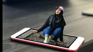 Edit foto keren picsart android - 3D manipulasi