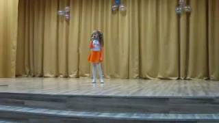 Детская песня Рыжий кот - Печенева Таня, 6 лет (Live)