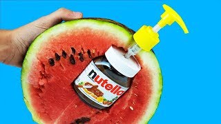 10 CRAZY TRICKS WITH WATERMELON