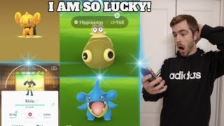 HATCHING 36 7KM SINNOH EGGS IN POKEMON GO! Shiny Riolu & Hippopotas Evolution!