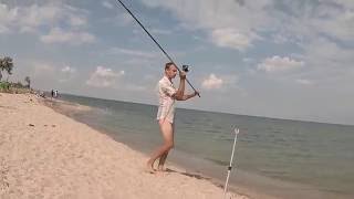 Ловля кефали (черноморки) пеленгаса с берега на море, снасти, наживка.