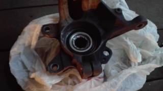 Замена ступичного подшипника Ford escort