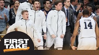 First Take reacts to Villanova beating Kansas in men's Final Four | First Take | ESPN