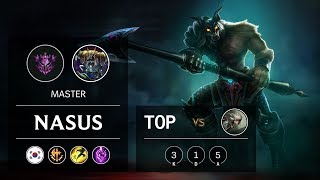 Nasus Top vs Camille - KR Master Patch 9.11