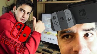 UNBOXING NINTENDO SWITCH! копирам pewdiepie