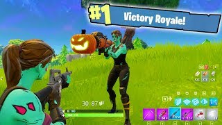 NEW FORTNITE UPDATE 1.8 - ALL HALLOWEEN SKINS, PUMPKIN LAUNCHER, & SKINS! (Fortnite Battle Royale)